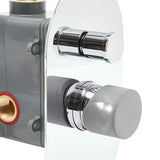 Podžbukna tuš i miješalica za kadu SAT Fusion u dizajnu betona s upravljanjem ručicom