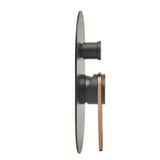 Podžbukna tuš i miješalica za kadu SAT Fusion u crno-brončanoj izvedbi s jednoručnim upravljanjem