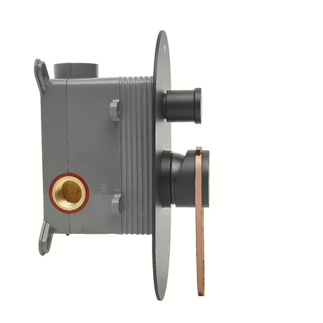 Podžbukna tuš i miješalica za kadu SAT Fusion u crno-brončanoj izvedbi s jednoručnim upravljanjem