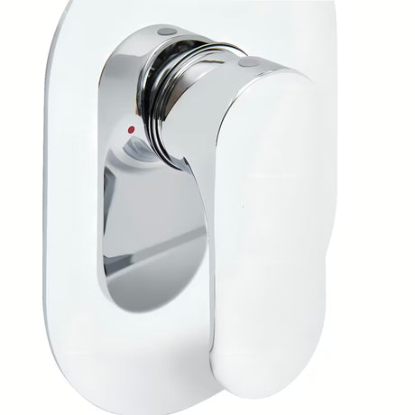 Podžbukna jednoručna baterija miješalica za tuš SAT Fusion u kromiranoj izvedbi pro čist minimalistički izgled kupaonice.