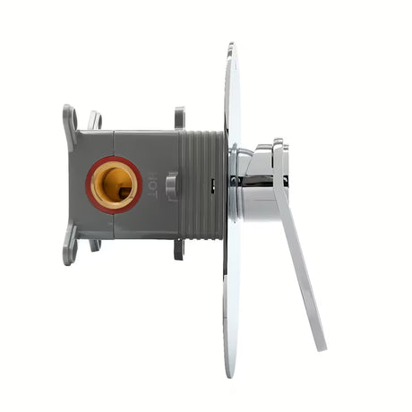 Podžbukna jednoručna baterija miješalica za tuš SAT Fusion u krom izvedbi pro modernu tuš kabina