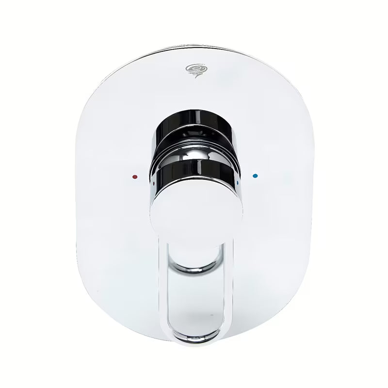 SAT Fusion podžbukna jednoručna baterija miješalica za tuš u kromu uključuje podžbukno tijelo