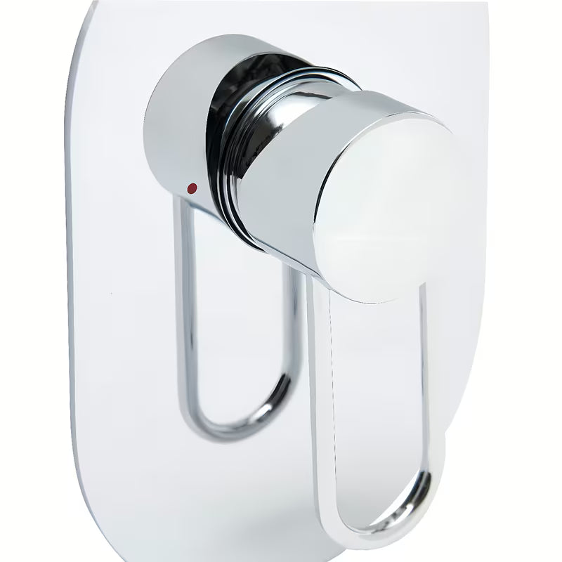 SAT Fusion podžbukna jednoručna baterija miješalica za tuš u kromu uključuje podžbukno tijelo