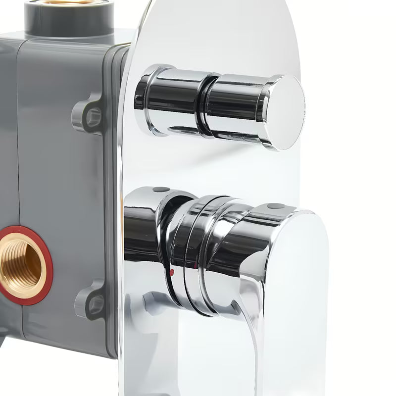 Podžbukna tuš i miješalica za kadu SAT Fusion u krom izvedbi s jednoručnim upravljanjem