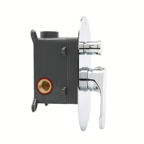 Podžbukna tuš i miješalica za kadu SAT Fusion u krom izvedbi s jednoručnim upravljanjem