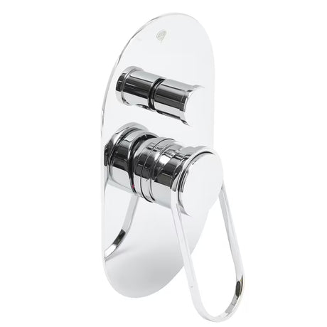 Podžbukna jednoručna baterija miješalica za tuš SAT Fusion u sjajnoj krom izvedbi