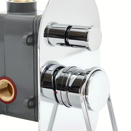 Podžbukna jednoručna baterija miješalica za tuš SAT Fusion u sjajnoj krom izvedbi