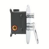 Podžbukna jednoručna baterija miješalica za tuš SAT Fusion u sjajnoj krom izvedbi