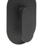 Podžbukna jednoručna baterija miješalica za tuš SAT Fusion u mat crnoj boji