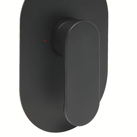 Podžbukna jednoručna baterija miješalica za tuš SAT Fusion u mat crnoj boji