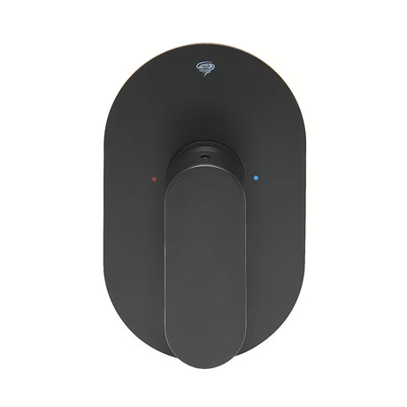 Podžbukna jednoručna baterija miješalica za tuš SAT Fusion u mat crnoj boji