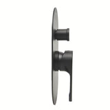 Podžbukna jednoručna baterija tuš i miješalica za kadu SAT Fusion u mat crnoj boji s podžbuknim tijelom