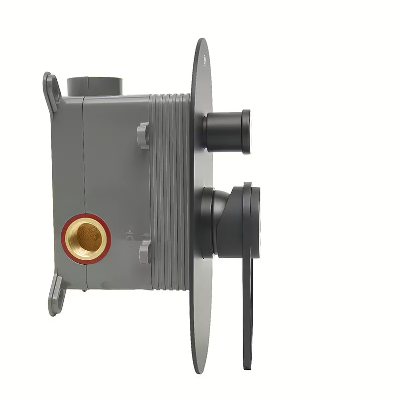 Podžbukna jednoručna baterija tuš i miješalica za kadu SAT Fusion u mat crnoj boji