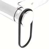 Mat crna zidna jednoručna baterija miješalica za tuš SAT Fusion s okruglom ručicom.