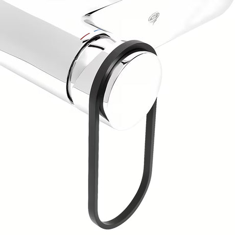 Mat crna zidna jednoručna baterija miješalica za tuš SAT Fusion s okruglom ručicom.