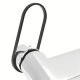 Mat crna zidna jednoručna baterija miješalica za tuš SAT Fusion s okruglom ručicom.