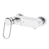 SAT Fusion zidna jednoručna baterija miješalica za tuš s kosom ručicom u krom izvedbi