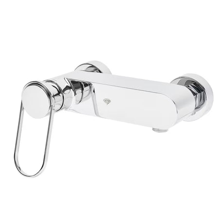 SAT Fusion zidna jednoručna baterija miješalica za tuš s kosom ručicom u krom izvedbi