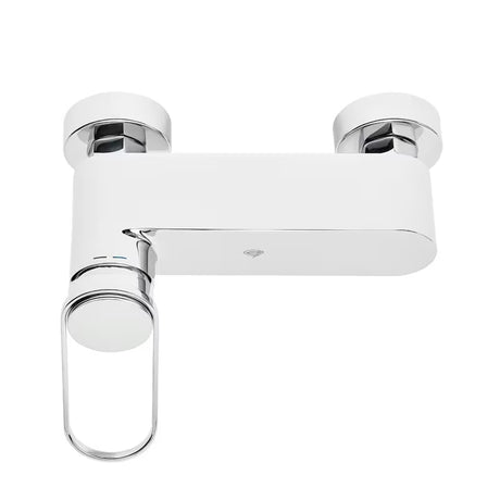 SAT Fusion zidna jednoručna baterija miješalica za tuš s kosom ručicom u krom izvedbi