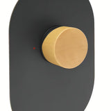 Podžbukna miješalica za tuš SAT Fusion s ručicom u dekoru svijetlog drva i krom izvedbi.