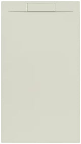 Pravokutna tuš kada SAT Fusion 100 x 80 cm od lijevanog mramora u boji beige