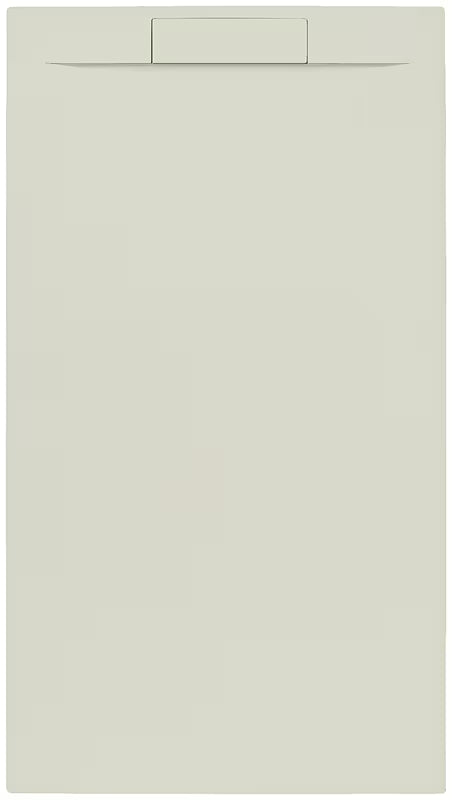 Pravokutna tuš kada SAT Fusion 100 x 80 cm od lijevanog mramora u boji beige