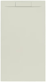 Pravokutna tuš kada SAT Fusion 120x80 cm od lijevanog mramora u boji beige