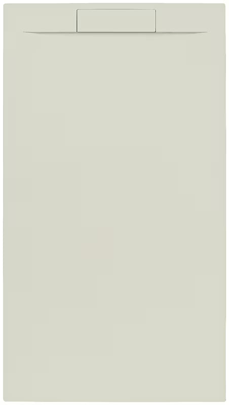 Pravokutna tuš kada SAT Fusion 140x80 cm od lijevanog mramora u boji beige