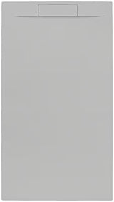 Siva pravokutna tuš kada SAT Fusion 160x80 cm od lijevanog mramora