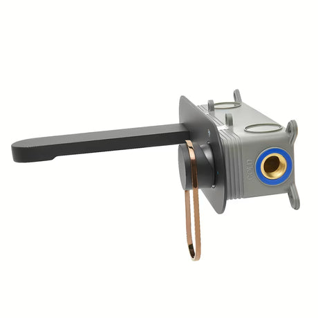 Podžbukna miješalica za umivaonik SAT Fusion u mat crnoj i brončanoj boji