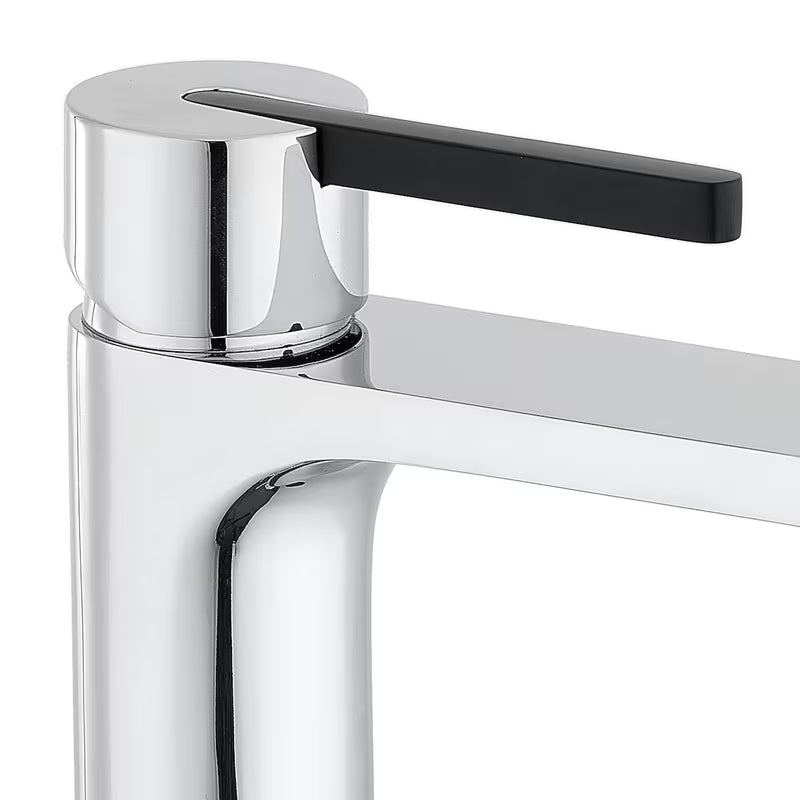 Miješalica za Umivaonik SAT Fusion u krom izvedbi s crnim detaljima