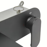 Podžbukna miješalica za umivaonik SAT Fusion u mat crnoj boji s okruglom ručicom