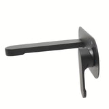 Podžbukna miješalica za umivaonik SAT Fusion u mat crnoj boji s okruglom ručicom