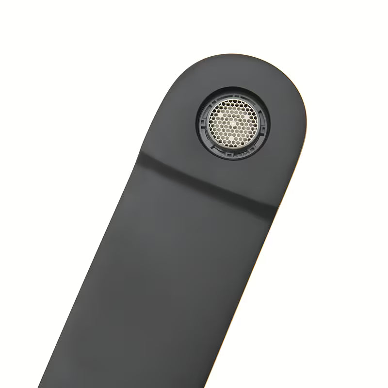 Podžbukna miješalica za umivaonik SAT Fusion u mat crnoj boji s okruglom ručicom