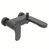 SAT Fusion jednoručna baterija zidna miješalica za kadu u mat crnoj izvedbi