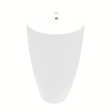 Samostojeći  keramički umivaonik SAT Fusion u bijeloj boji, promjera 50 cm