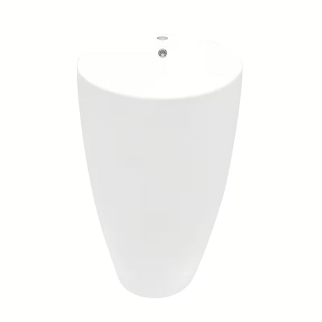 Samostojeći  keramički umivaonik SAT Fusion u bijeloj boji, promjera 50 cm