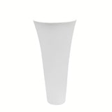 Samostojeći  keramički umivaonik SAT Fusion u bijeloj boji, promjera 42,5 cm i visine 95 cm.