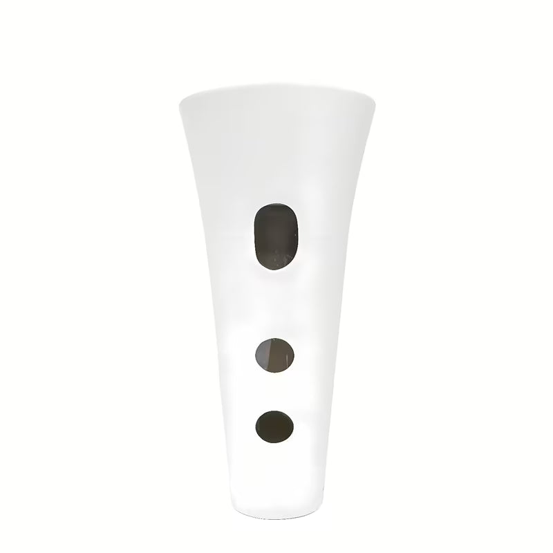 Samostojeći  keramički umivaonik SAT Fusion u bijeloj boji, promjera 42,5 cm i visine 95 cm.