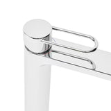 Visoka miješalica za Umivaonik SAT Fusion u kromiranoj izvedbi bez odvoda s ručicom za upravljanje