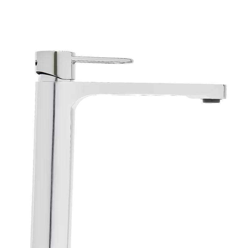 Visoka miješalica za Umivaonik SAT Fusion u krom izvedbi bez odvoda s ručicom