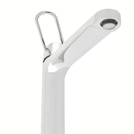 Visoka miješalica za Umivaonik SAT Fusion u krom izvedbi bez odvoda s ručicom