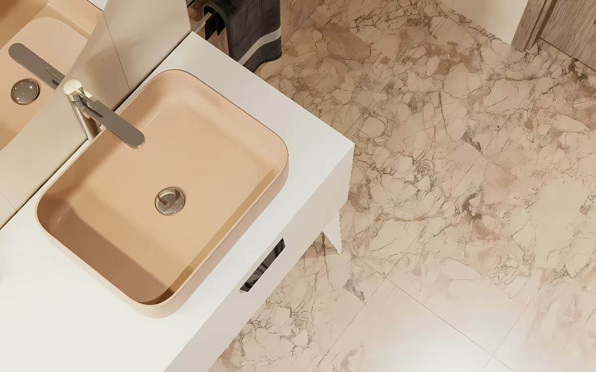 Visoka miješalica za Umivaonik SAT Fusion u krom izvedbi s ručicom