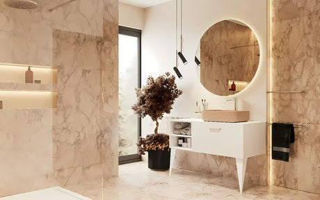 Visoka miješalica za Umivaonik SAT Fusion u krom izvedbi s ručicom