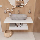 Visoka miješalica za Umivaonik SAT Fusion s okruglom crnom ručicom i štedljivim perlatorom