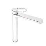 Visoka kromirana miješalica za umivaonik SAT Fusion s kosom ručicom bez odvoda