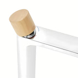 Visoka miješalica za Umivaonik SAT Fusion bez odvoda s ručicom u dekoru svijetlog drva