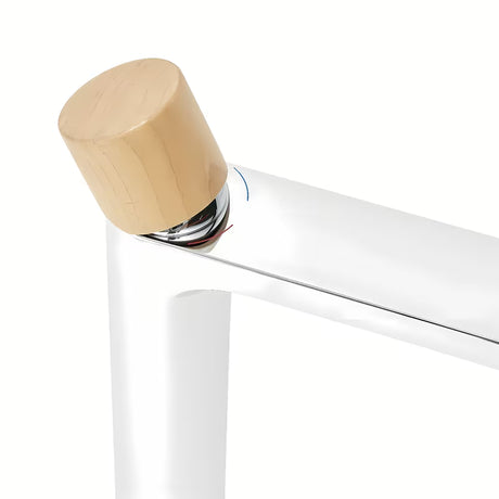 Visoka miješalica za Umivaonik SAT Fusion bez odvoda s ručicom u dekoru svijetlog drva