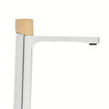 Visoka miješalica za Umivaonik SAT Fusion bez odvoda s ručicom u dekoru svijetlog drva