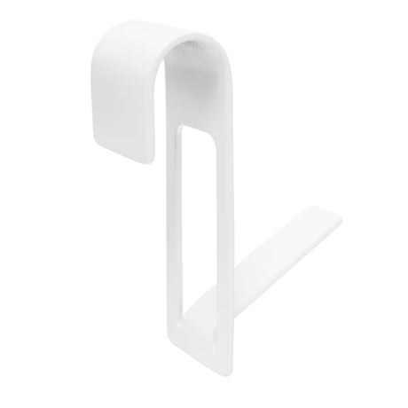 Bijeli metalni kukica SAT namijenjen za vješanje na kupaonski radijator